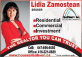 Lidia Zamostean - Sales Representative